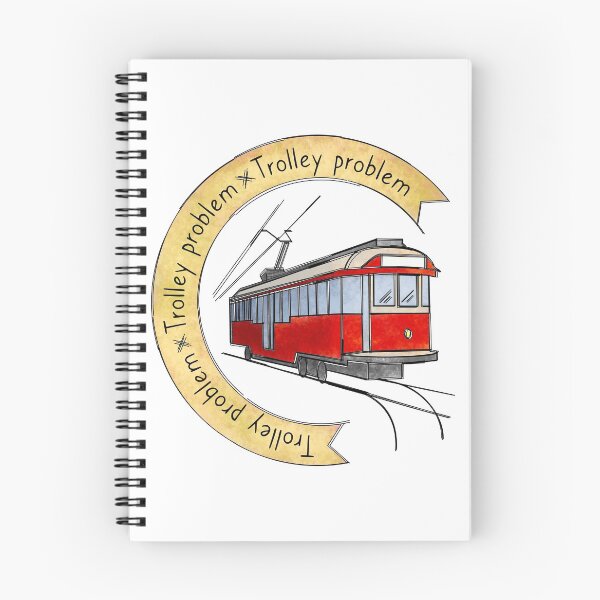 Item preview, Trolley problem designed and sold by PatPatPatterns.