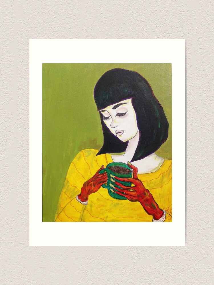 Alternate view of Red Hands Art Print