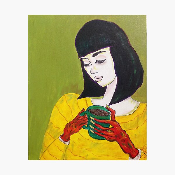 Red Hands Photographic Print