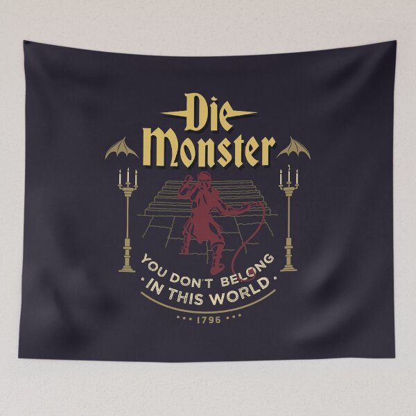 Item preview, Die Monster You don't belong in this world. designed and sold by Logoquo.
