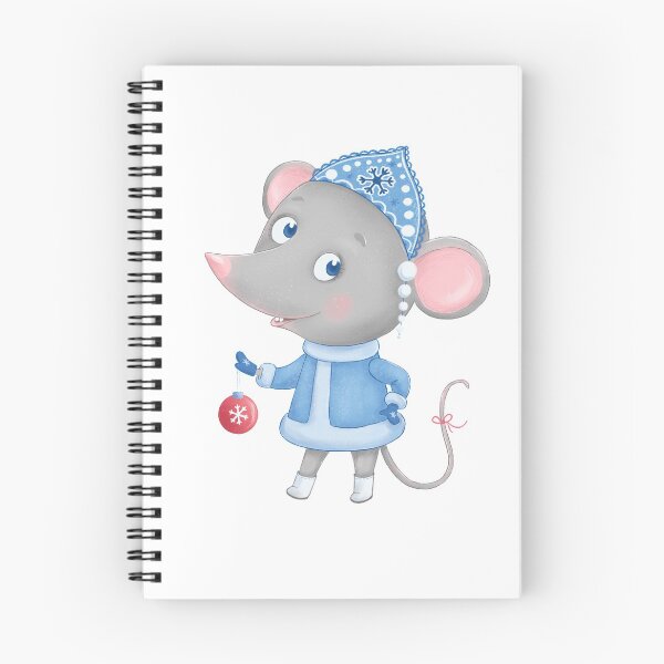 Item preview, Cute and funny mouse - the snow maiden designed and sold by MayyaIva.