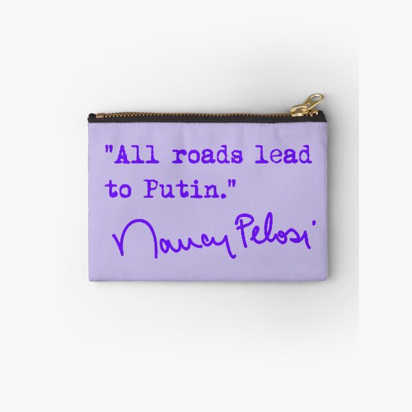 Item preview, All roads lead to Putin - Nancy Pelosi (purple) designed and sold by Thelittlelord.