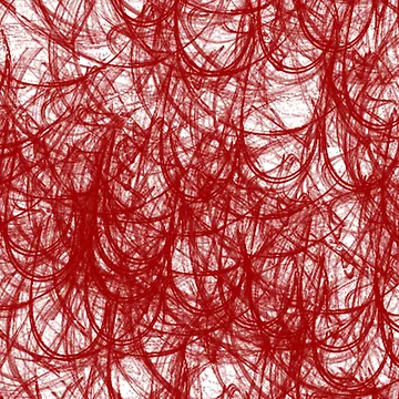 Artwork thumbnail, Red Thread Pattern by Poetic Patterns Studio