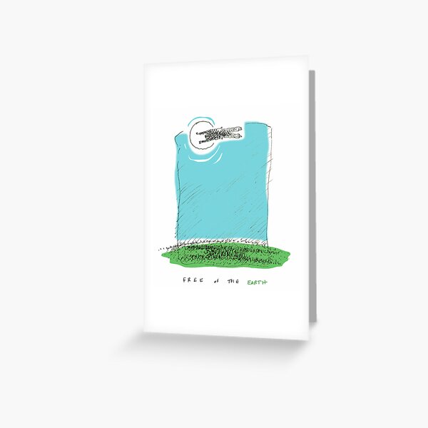 Free of the Earth Greeting Card