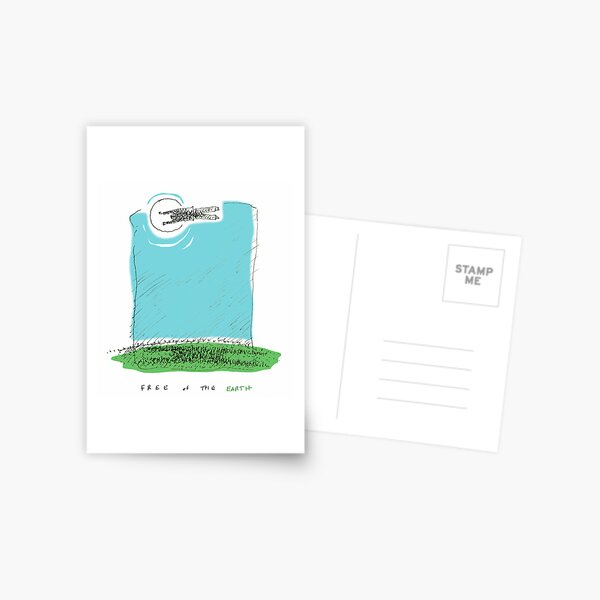 Free of the Earth Postcard