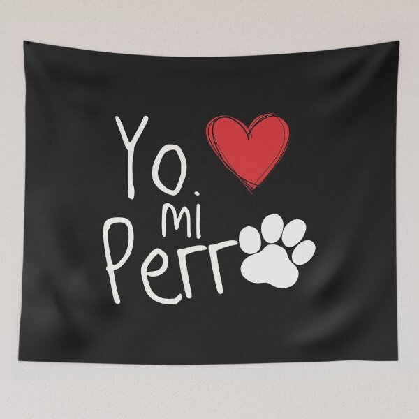 Item preview, Yo amo a mi perro texto designed and sold by acastler.