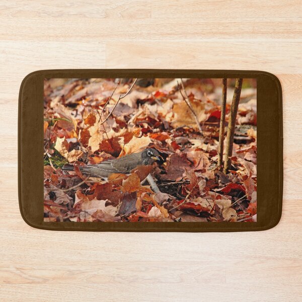 Item preview, Robin Playing In Fallen Leaves designed and sold by Debbie Oppermann.