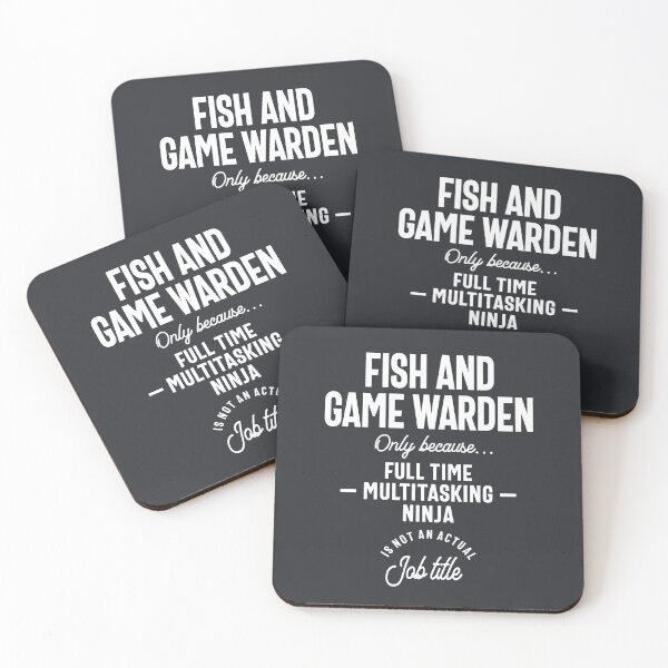 Item preview, Fish Game Warden Profession Occupation Job Gift designed and sold by cidolopez.