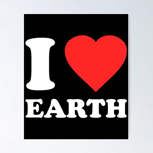 Item preview, I Love Earth designed and sold by flippinsg.