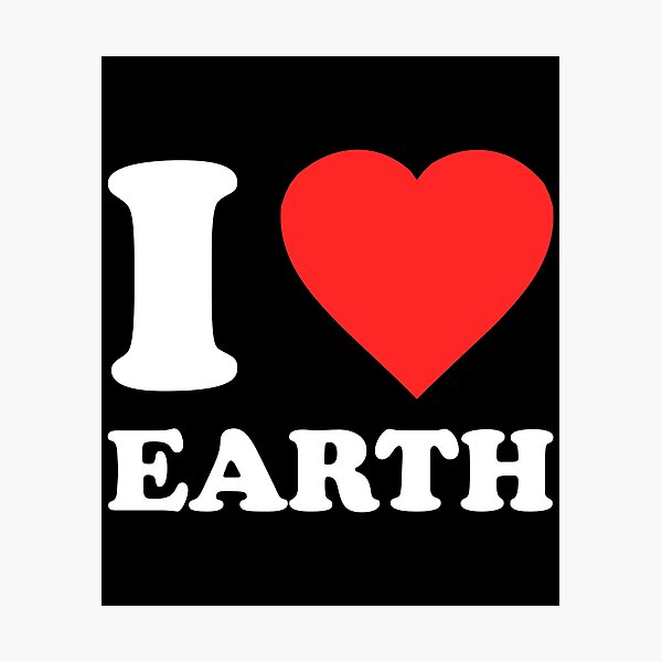 Item preview, I Love Earth designed and sold by flippinsg.