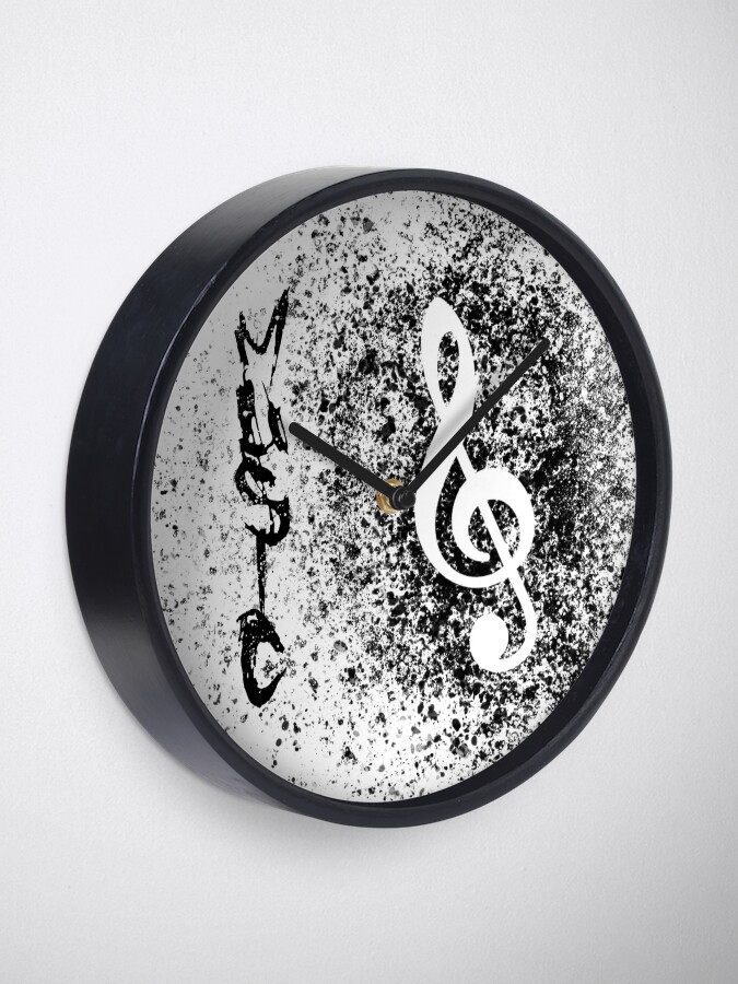 Reloj Graffiti De Musica Clave De Sol De Scorpio8298 Redbubble