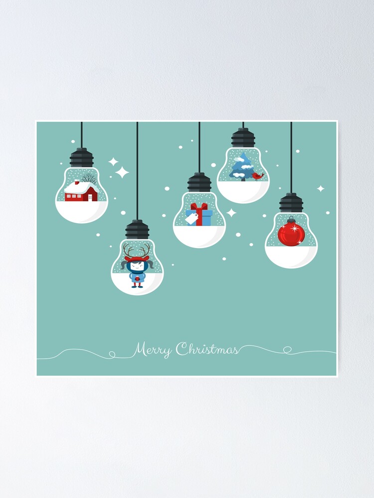Premium Vector  Jingle bells with outline vintage elements for design  poster postcard for merry christmas
