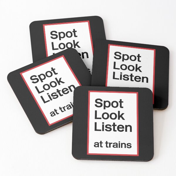 Item preview, Spot, Look, Listen at trains designed and sold by DesignByMH.