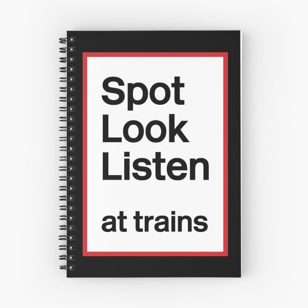Item preview, Spot, Look, Listen at trains designed and sold by DesignByMH.