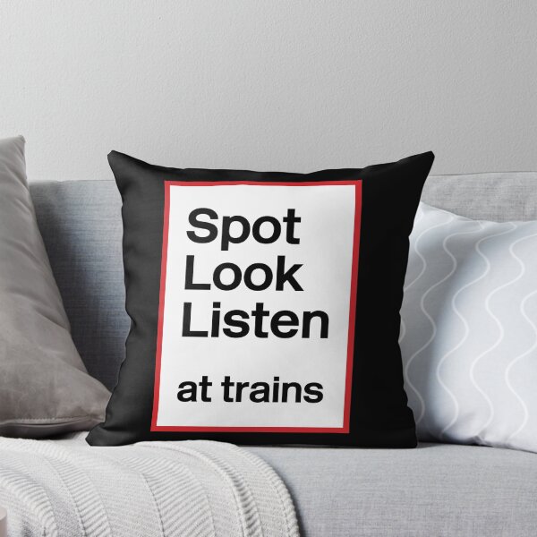 Item preview, Spot, Look, Listen at trains designed and sold by DesignByMH.