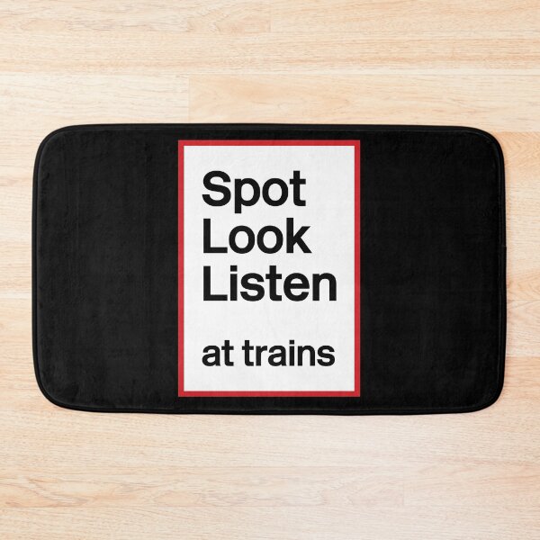 Item preview, Spot, Look, Listen at trains designed and sold by DesignByMH.