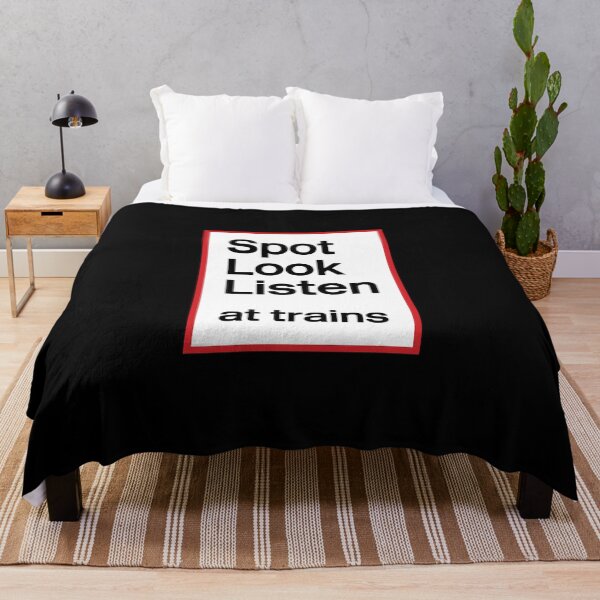Item preview, Spot, Look, Listen at trains designed and sold by DesignByMH.