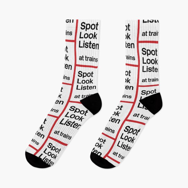 Item preview, Spot, Look, Listen at trains designed and sold by DesignByMH.