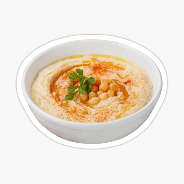 Hummus Sticker