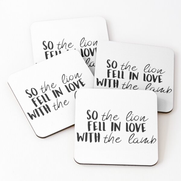 The Lion & The Lamb Coasters (Set of 4)