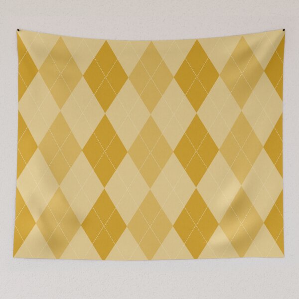 Item preview, Yellow Argyle Pattern designed and sold by pro2ozoa.