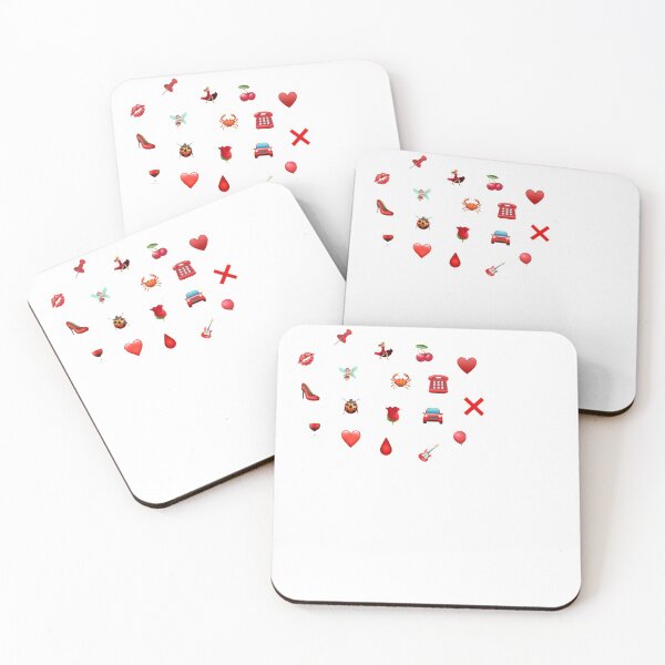 Item preview, Red emoji pack designed and sold by kelsie11875.