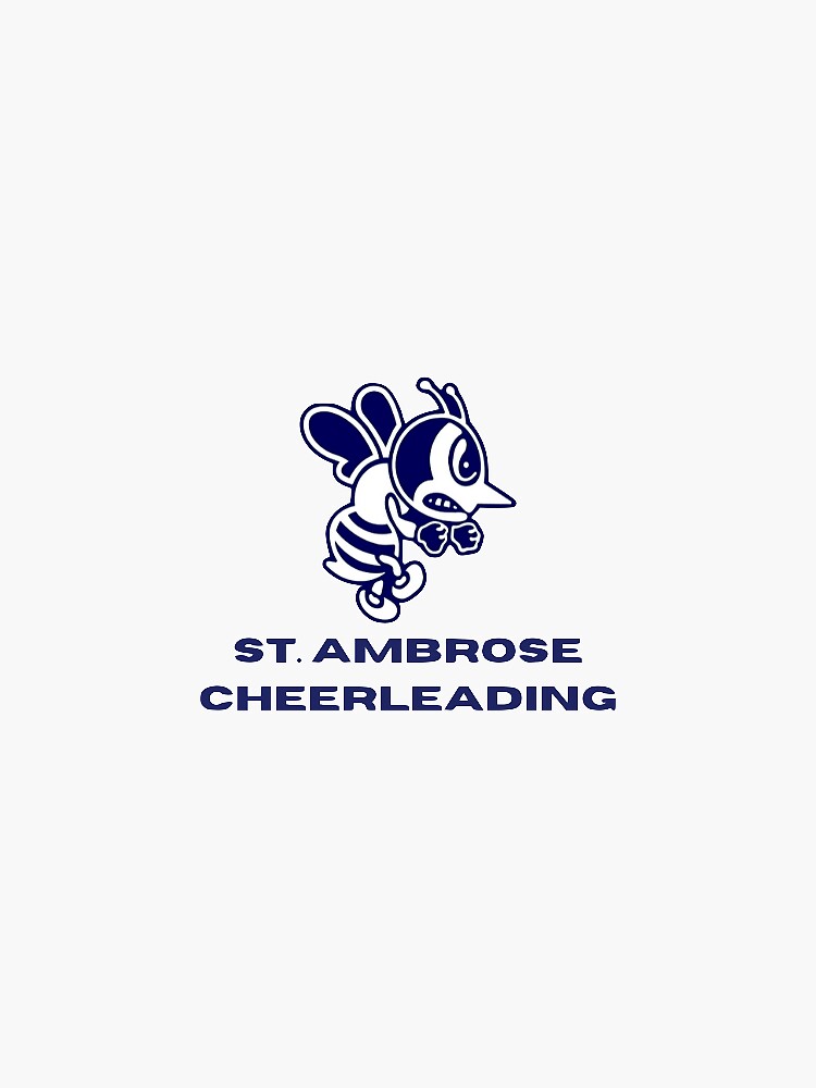 "St Ambrose University Cheerleading" Sticker for Sale by alyssanicole