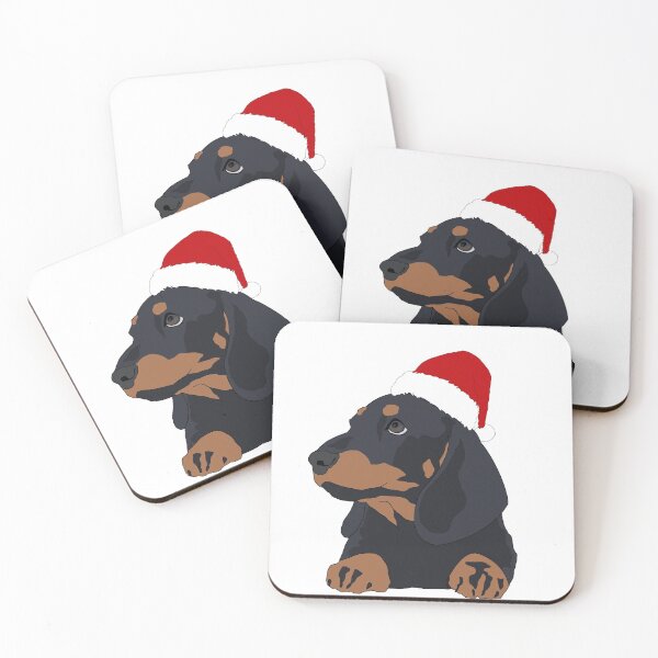 Item preview, Santa Dachshund designed and sold by Boucherro.