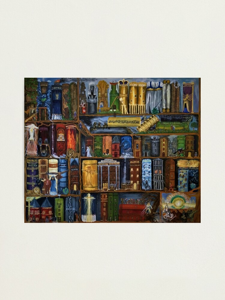 Alternate view of Books of the Bible - Wall Art Photographic Print