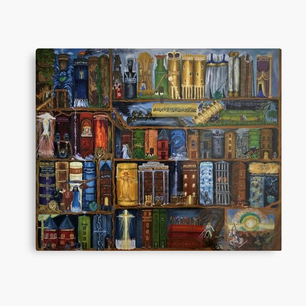 Books of the Bible - Wall Art Metal Print