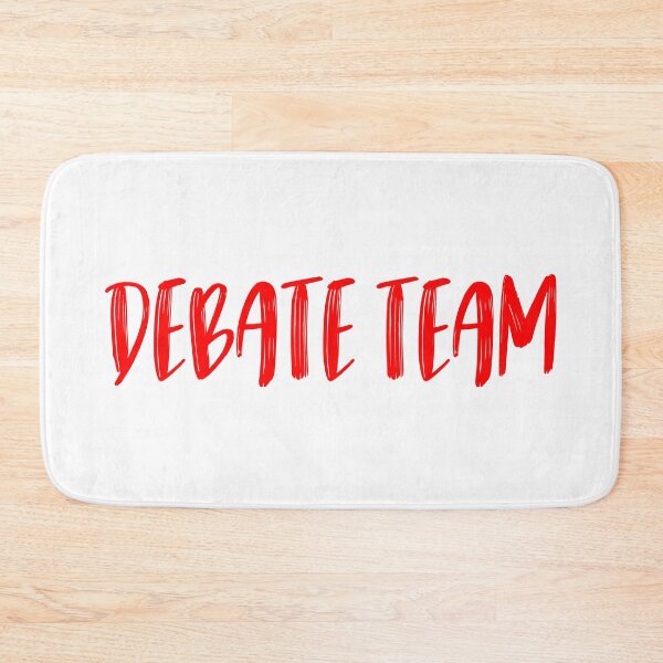 Item preview, Debate team in red with brushed letters designed and sold by AllShirts21.