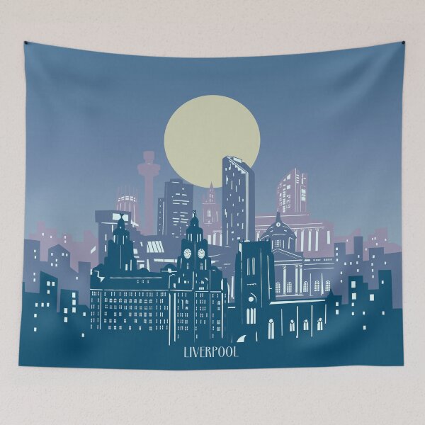 Item preview, liverpool skyline designed and sold by BekimART2.