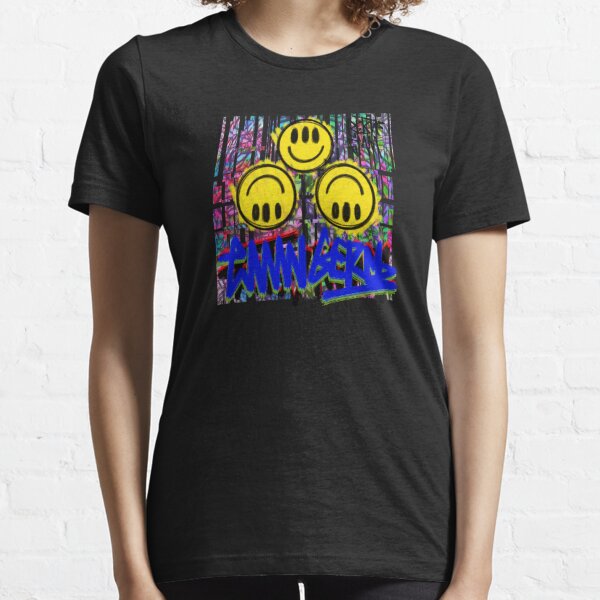 Upside Down Face T Shirts Redbubble - emoji choker roblox