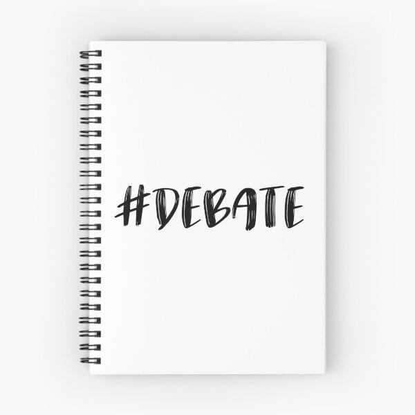 Item preview, hashtag #Debate in black with brushed letters designed and sold by AllShirts21.