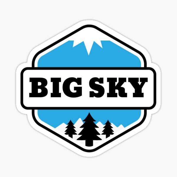 Big Sky Montana Stickers | Redbubble