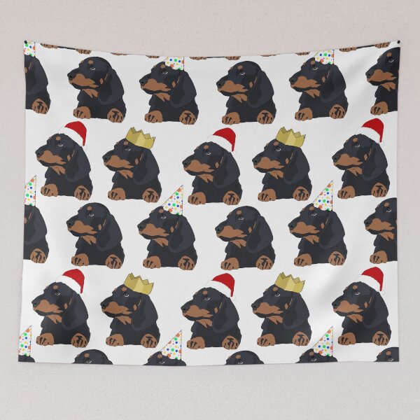 Item preview, Dachshund Christmas Party designed and sold by Boucherro.