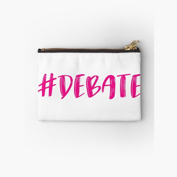 Item preview, hashtag #Debate in pink with brushed letters designed and sold by AllShirts21.