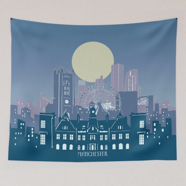 Item preview, manchester skyline designed and sold by BekimART2.