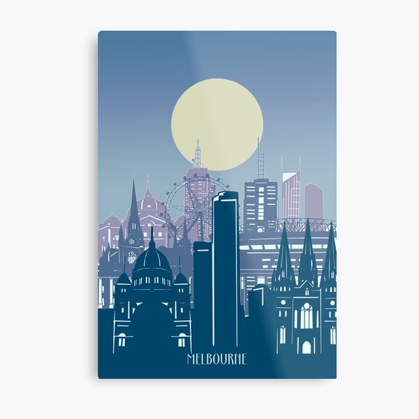 Item preview, melbourne skyline designed and sold by BekimART2.