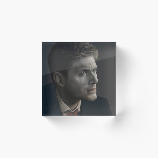 Dean Winchester. B&W Acrylic Block