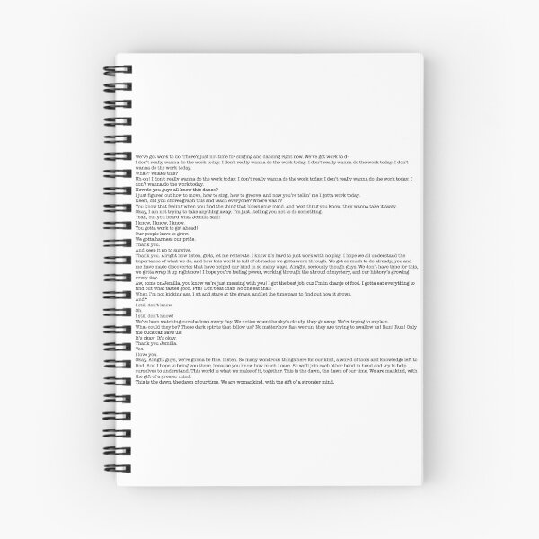 Item preview, We Got Work to Do Lyrics designed and sold by thewitchempress.