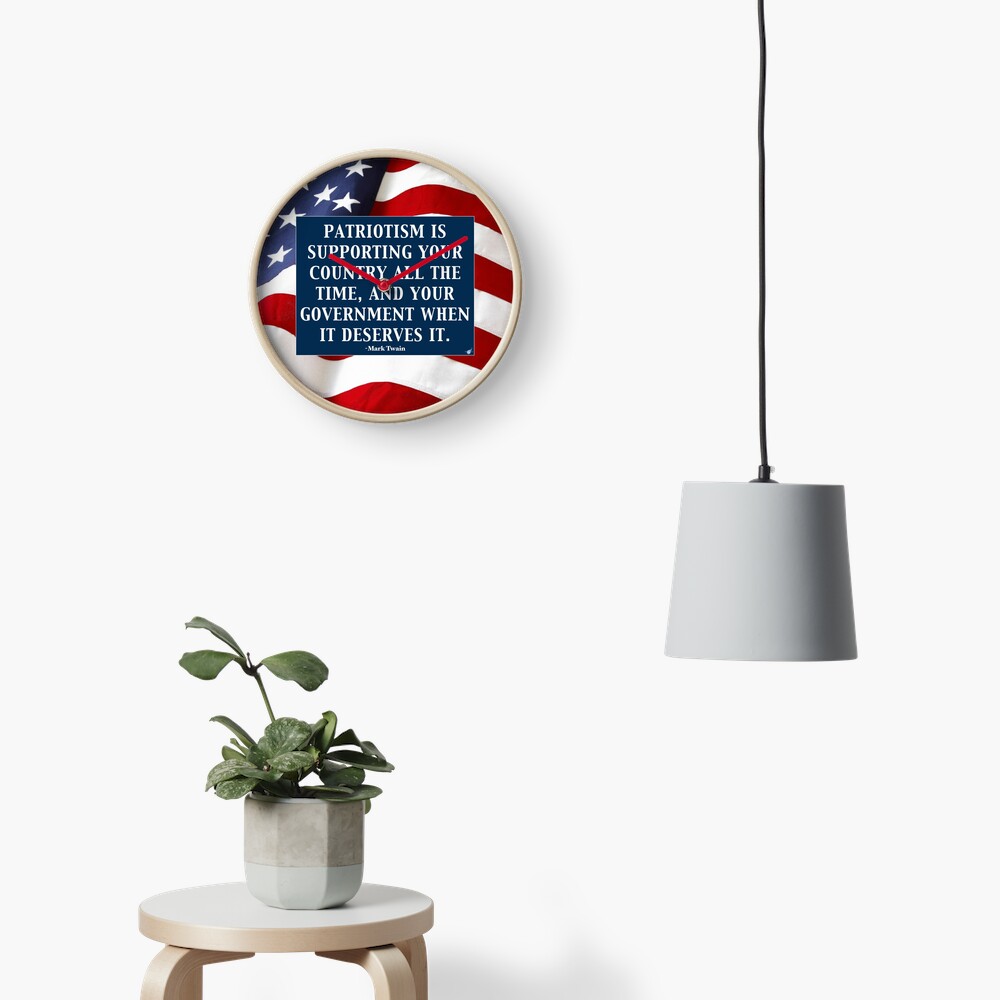 True Patriotism Clock