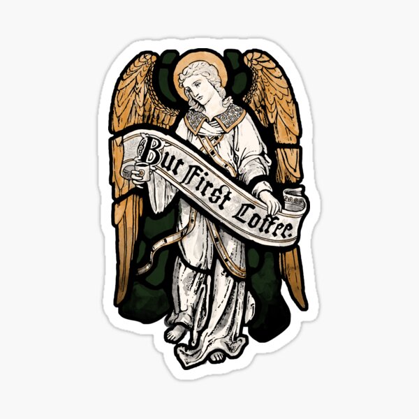 Holy Coffee Sticker