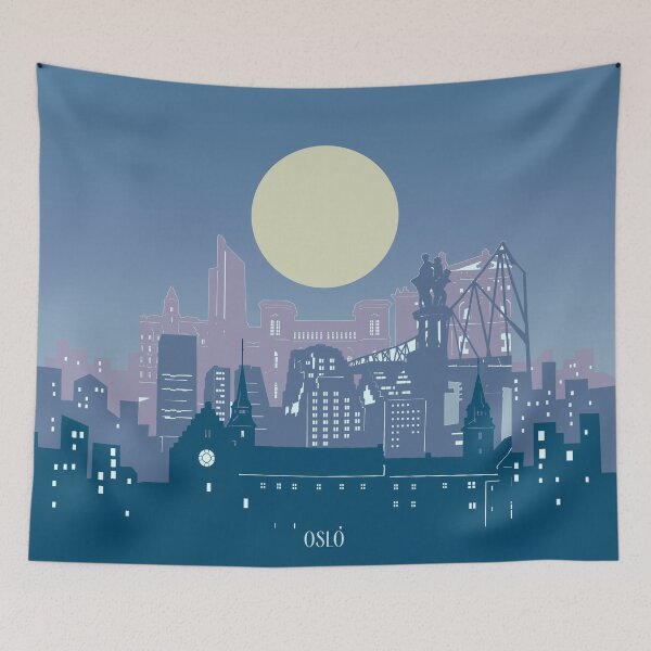 Item preview, oslo skyline designed and sold by BekimART2.