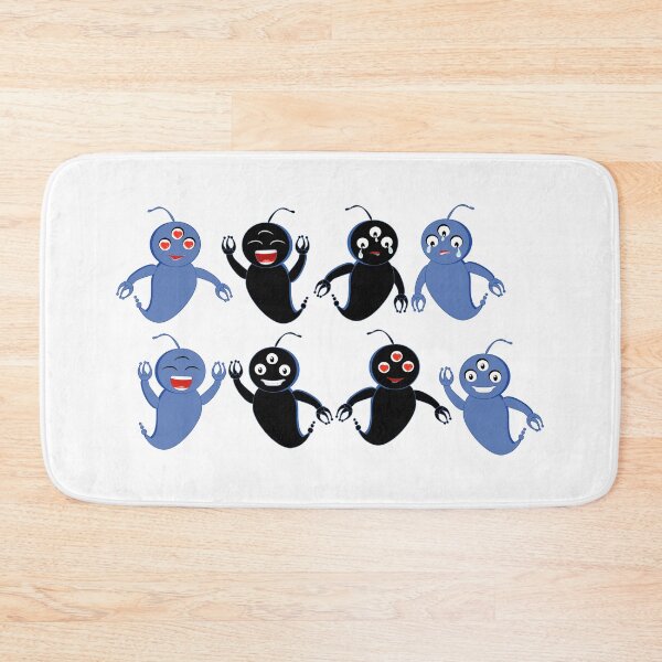 Item preview, Blue and Black extraterrestials designed and sold by SmileMiau.