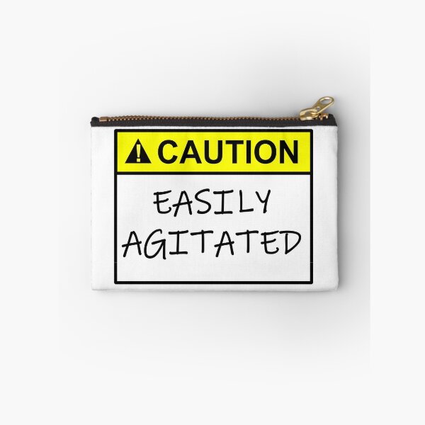 Item preview, Caution Easily Agitated designed and sold by SumoShark.