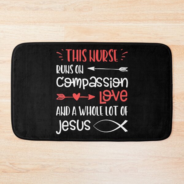 Item preview, Nurse Jesus Quote Compassion Love Jesus Fish Christian Faith designed and sold by CreatedByHeidi.