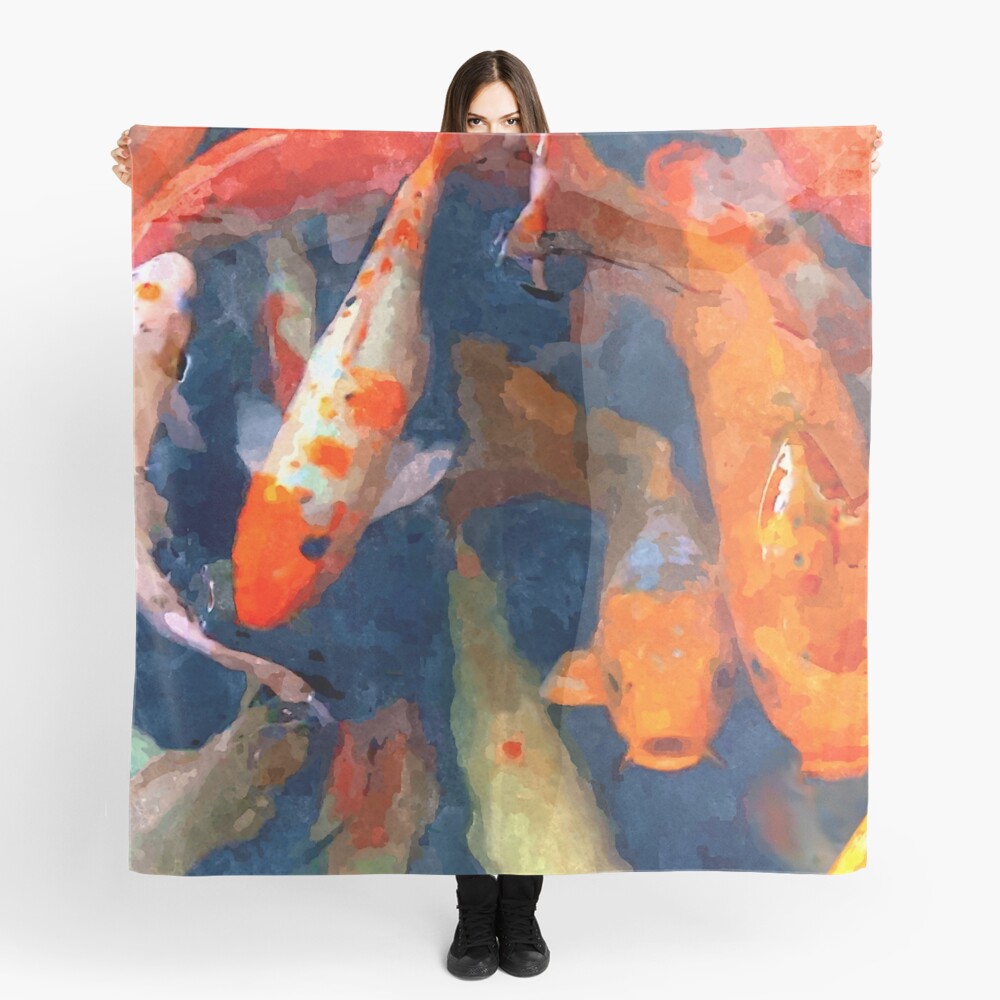 School of Koi Scarf