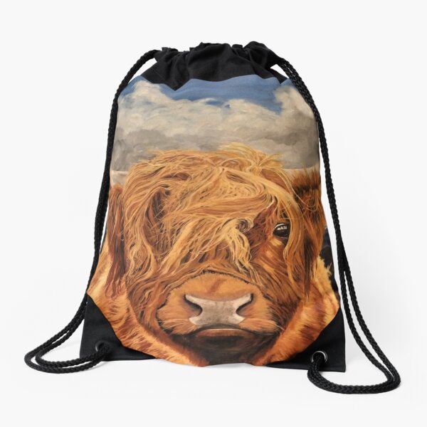Highland Cow - Bags Drawstring Bag