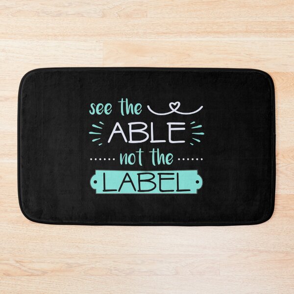 Item preview, See Able Not Label Heart Support Special Ed Awareness Sped designed and sold by CreatedByHeidi.